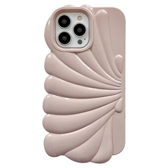 For iPhone 13 Pro Max 6.7 inch Glossy Surface Soft TPU Phone Cover Seashell Shape Phone Case
