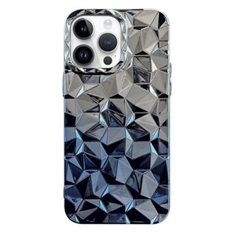 Cell Phone Protective Cover for iPhone 13 Pro Max 6.7 inch , Electroplating Gradient Prism Pattern TPU Case