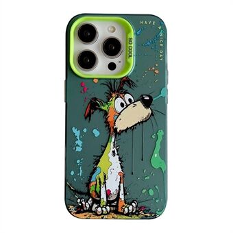 For iPhone 13 Pro Max Graffiti Animal Pattern Case PC+TPU Shock Absorbing Phone Cover