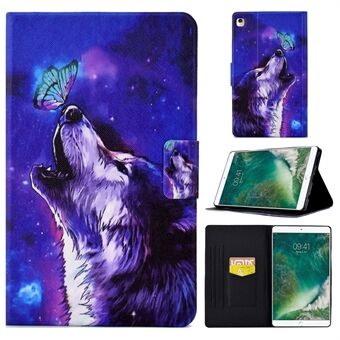 For iPad 10.2 (2021) / (2020) / (2019) / iPad Pro 10.5-inch (2017) Adjustable Stand Auto Wake / Sleep Tablet Case Pattern Printing PU Leather Card Slot Protective Cover