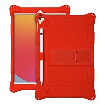 Drop-proof Tablet Case For iPad 10.2 (2021) / (2019) / (2020) Soft Silicone Kickstand Tablet Cover