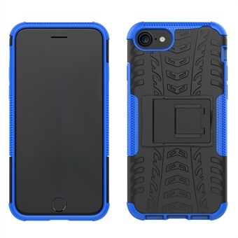 Cool Tyre PC + TPU Hybrid Case for iPhone SE (2020)/SE (2022)/8/7 4.7 inch- with Kickstand