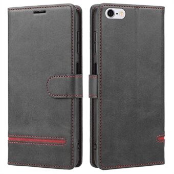 For iPhone 6/7/8 4.7 inch/iPhone SE (2020)/(2022) Drop-proof Phone Flip Leather Case Wallet with Magnetic Clasp Shock Resistant Splicing Phone Protective Cover Stand