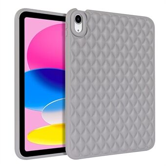 For iPad Air (2020) / (2022) Rhombus Pattern Tablet Case Soft TPU Protective Back Shell Cover