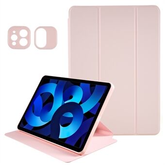 Tablet Case for iPad Air (2020) / (2022) / iPad 10.9 (2022) , Rotating Stand PU Leather Cover with Detachable Pencil Holder