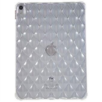 For iPad Air (2022) / (2020) Airbag Diamond Texture TPU Cover Anti-drop Clear Tablet Case