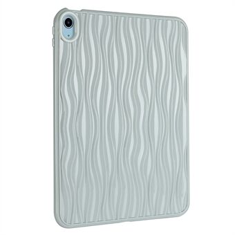 For iPad Air (2020) / Air (2022) Wave Texture Tablet Case Drop-proof Soft TPU Tablet Cover