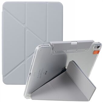 MUTURAL Origami Stand Case for iPad Air (2020) / (2022) , PU Leather Protective Tablet Cover with Detachable Pencil Holder