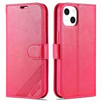 AZNS For iPhone 14 6.1 inch Shockproof PU Leather Flip Wallet Case Magnetic Closure Phone Cover Stand