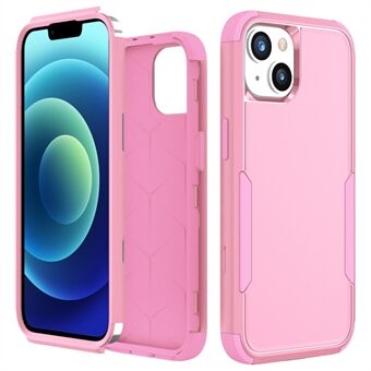 For iPhone 14 6.1 inch Commuter Series 3-in-1 TPU + PC Hybrid Phone Case Anti-drop Protective Back Cover