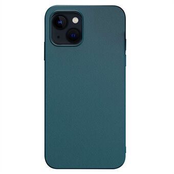 For iPhone 14 6.1 inch Anti-fingerprint Litchi Texture Anti-shock PU Leather+TPU Phone Case Cover