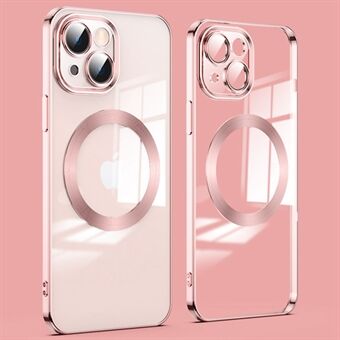 Ultra Slim Phone Case for iPhone 14 6.1 inch Magnetic Charging Protective Phone Back Cover with Lens Film