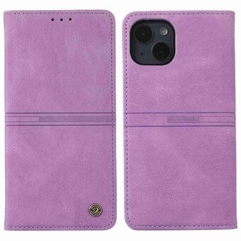 For iPhone 14 6.1 inch Dream Series PU Leather Wallet Style Magnetic Auto Closing Stand Shockproof Flip Cover