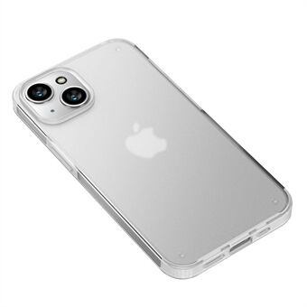 For iPhone 14 Crystal-Shield Series Anti-fingerprint Phone Case Drop-proof Mobile Phone Cover