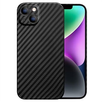 X-LEVEL Nano Kevlar Series Carbon Fiber Phone Case for iPhone 14, Aramid Fiber Ultra Slim Cover Compatible with MagSafe