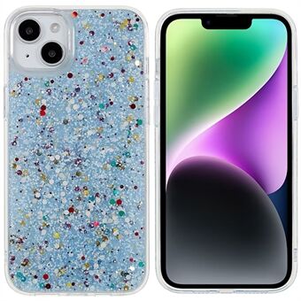 DFANS Starlight Shining Series for iPhone 14 Anti-scratch Protective Phone Cover PC+TPU Glittery Cell Phone Case