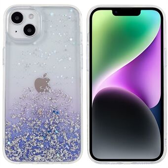 DFANS Starlight Shining Series for iPhone 14 PC+TPU Protective Case Stylish Glittery Drop-proof Cover