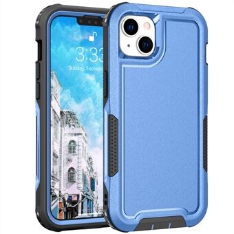 For iPhone 14 Shockproof Phone Case 3-in-1 Hybrid Soft TPU Hard PC Drop Protective Back Cover