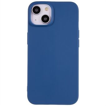 For iPhone 14 Smooth Matte Soft TPU Cover Shockproof Absorption Flexible Phone Case