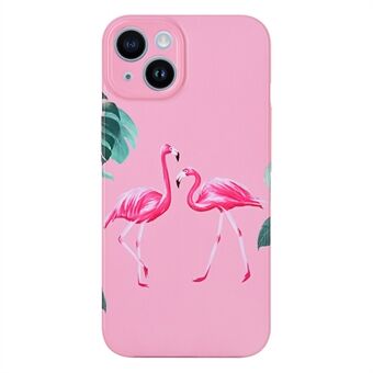 For iPhone 14 Animal Pattern Hard PC Phone Case Camera Protection Phone Cover