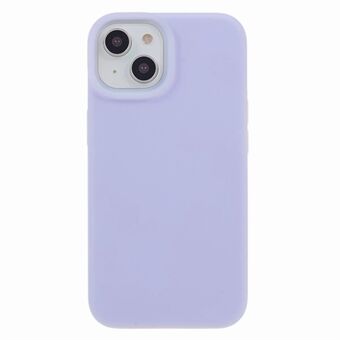 For iPhone 14 Jelly Liquid Silicone+PC Anti-drop Phone Case Anti-scratch Back Cover