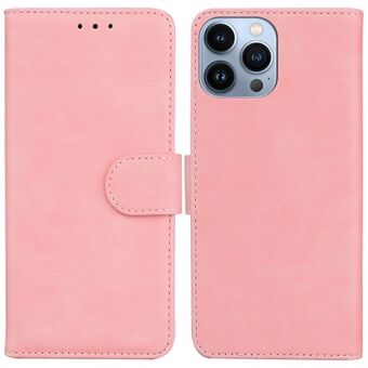 For iPhone 14 Pro 6.1 inch PU Leather Wallet Flip Case Magnetic Closure Stand Inner TPU Anti-Scratch Full Body Protective Cover