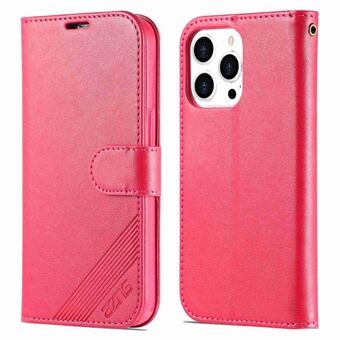 AZNS Flip Wallet Case For iPhone 14 Pro 6.1 inch Shockproof PU Leather Magnetic Closure Full Protection Phone Cover with Viewing Stand