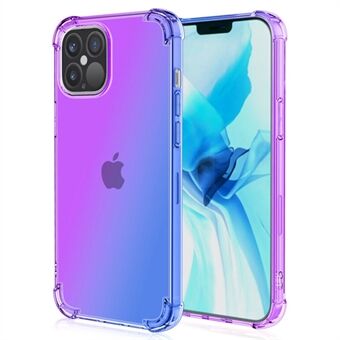 For iPhone 14 Pro 6.1 inch Gradient Design Drop Resistant TPU Soft Edge Bumper with Reinforced Corners Cellphone Cover