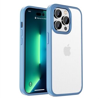 IPAKY For iPhone 14 Pro 6.1 inch Rubberized Skin-touch Feeling Phone Case Anti-drop Hybrid TPU + PC Cover