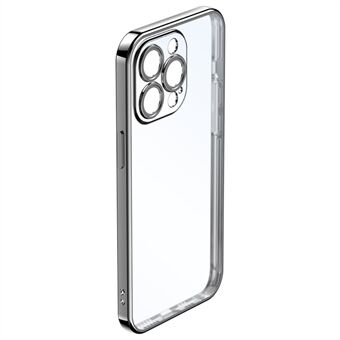 ROCK For iPhone 14 Pro 6.1 inch Electroplating Matte Anti-fall Case Precise Cutout Soft TPU Shockproof Back Cover