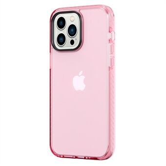 ROCK For iPhone 14 Pro 6.1 inch Anti-drop Phone Case Double-layer Transparent Anti-fingerprint Protective Back Cover