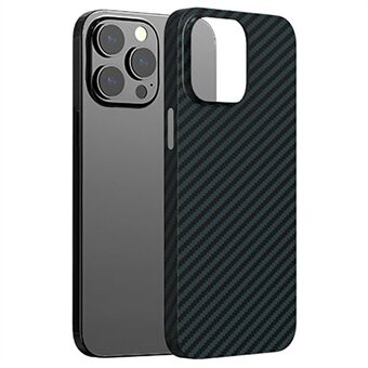 AZEADA Kevlar Series Phone Case for iPhone 14 Pro 6.1 inch, Anti-drop Carbon Fiber Texture Hard PC Protective Phone Back Cover