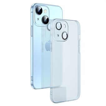 For iPhone 14 Pro 6.1 inch Fantasy Series Skin-touch Hard PC Soft TPU Case Drop Protection Translucent Matte Cover with Built-in Camera Protector