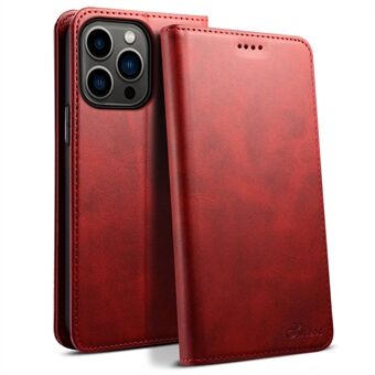 SUTENI PU Leather Case for iPhone 14 Pro, Magnetic Auto Closing Full Protection Wallet Stand Phone Cover