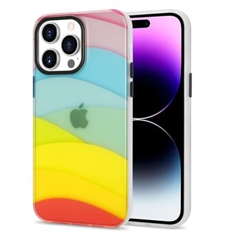 For iPhone 14 Pro IML Unfading Colorful Pattern PC + TPU Cover Anti-drop Protective Phone Cover Shell
