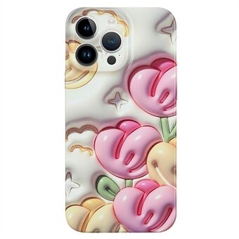 Protective Cover for iPhone 14 Pro Case 3D Effect Pattern Printing Slim Mobile Phone Guard