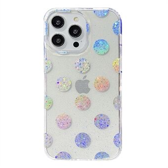 For iPhone 14 Pro IMD Phone Case PC+TPU Glitter Powder Protective Phone Cover