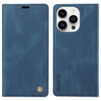 YIKATU YK-004 For iPhone 14 Pro Magnetic PU Leather Wallet Case Drop-proof Stand Phone Cover