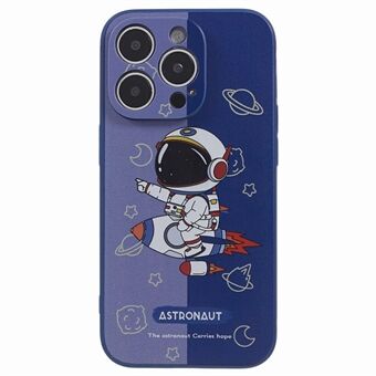 TPU Phone Case for iPhone 14 Pro ,  Astronaut Pattern Printing Anti-scratch Phone Cover