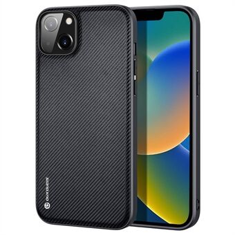 DUX DUCIS FINO Series Phone Case for iPhone 14 Plus 6.7 inch Ultra Slim Non-slip Woven Texture Back Cover Anti-fingerprint Phone Protective Shell