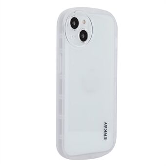 ENKAY HAT PRINCE For iPhone 14 Plus Anti-fingerprint Matte Soft TPU Case Translucent Thicken Edge Precise Cutout Back Cover