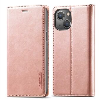 LC.IMEEKE For iPhone 14 Plus PU Leather Wallet Folio Flip Case Magnetic Auto-absorbed Stand Cover