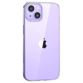 USAMS US-BH797 Primary Color Clear Flexible TPU Case for iPhone 14 Plus, Phone Back Cover Shell