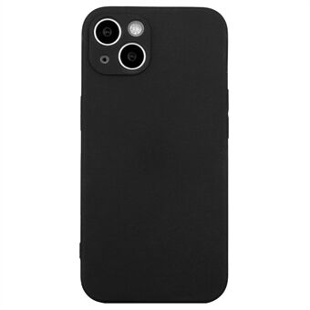Straight Edge Cell Phone Case for iPhone 14 Plus, Precise Cutout Soft TPU Anti-drop Back Cover