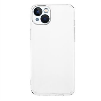 For iPhone 14 Plus Transparent Phone Case Acrylic+TPU Anti-scratch Smartphone Cover