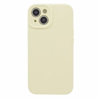 Liquid Silicone+PC Phone Case for iPhone 14 Plus , Anti-scratch Precise Cutout Phone Cover