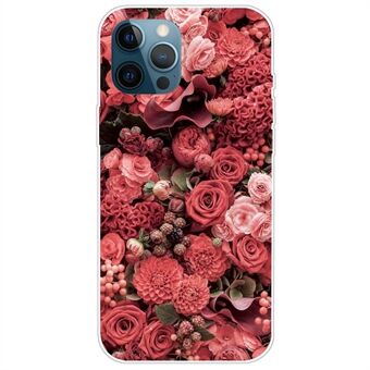 Phone Case for iPhone 14 Pro Max 6.7 inch Wear-resistant Soft TPU Phone Shell IMD Pattern Printed Case Cover
