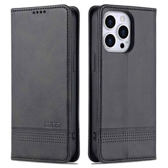 AZNS For iPhone 14 Pro Max 6.7 inch Full Protection PU Leather Magnetic Closure Phone Case Wallet Stand Anti-scratch Flip Cover