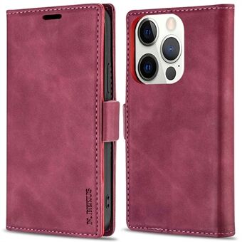 N.BEKUS Flip Wallet Case for iPhone 14 Pro Max 6.7 inch Skin-Touch Feeling Magnetic Clasp PU Leather+TPU Phone Cover Stand