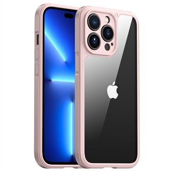 IPAKY For iPhone 14 Pro Max 6.7 inch Anti-fingerprint Detachable 2-in-1 Phone Case Hard PC+TPU Phone Cover